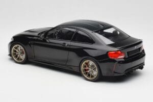 BMW M2 CS F87 Nero Metallizzato Con Cerchi Dorati Minichamps 1:18 155021021 Pressofusione — immagine 5 di 6
