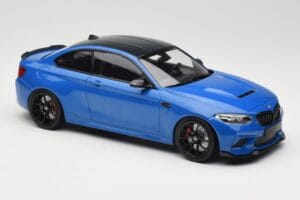 BMW M2 CS F87 Blu Metallizzato Con Cerchi Neri Minichamps 1:18 155021022 Pressofusione — immagine 3 di 6