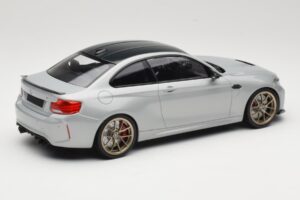 BMW M2 CS F87 Argento con cerchi dorati Minichamps 1:18 155021028 Pressofusione — immagine 2 di 6