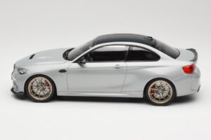 BMW M2 CS F87 Argento con cerchi dorati Minichamps 1:18 155021028 Pressofusione — immagine 3 di 6