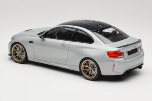 BMW M2 CS F87 Argento con cerchi dorati Minichamps 1:18 155021028 Pressofusione — immagine 5 di 6