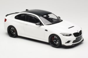 BMW M2 CS F87 Bianco con cerchi neri Minichamps 1:18 155021025 Pressofusione — immagine 4 di 6