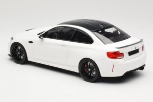 BMW M2 CS F87 Bianco con cerchi neri Minichamps 1:18 155021025 Pressofusione — immagine 5 di 6