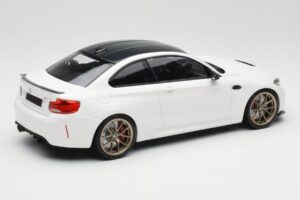BMW M2 F87 CS Alpine White Cerchi Dorati Minichamps 1:18 155021020 Pressofusione — immagine 2 di 6