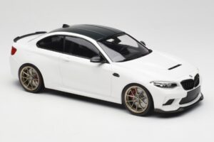 BMW M2 F87 CS Alpine White Cerchi Dorati Minichamps 1:18 155021020 Pressofusione — immagine 4 di 6