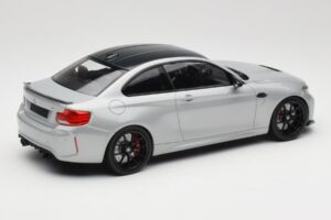 BMW M2 F87 CS Hockenheim Silver Cerchi Neri Minichamps 1:18 155021024 Pressofusione — immagine 2 di 6