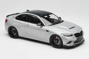 BMW M2 F87 CS Hockenheim Silver Cerchi Neri Minichamps 1:18 155021024 Pressofusione — immagine 4 di 6