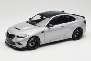 BMW M2 F87 CS Hockenheim Silver Cerchi Neri Minichamps 1:18 155021024 Pressofusione