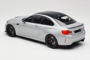 BMW M2 F87 CS Hockenheim Silver Cerchi Neri Minichamps 1:18 155021024 Pressofusione — immagine 5 di 6