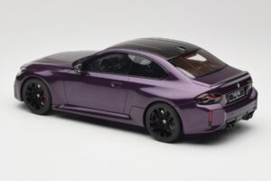 BMW M2 G87 Twilight Purple GT Spirit 1:18 GT946 Resina — immagine 5 di 6