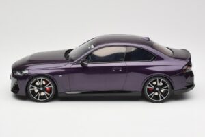 BMW M240i G42 Thundernight Metallic GT Spirit 1:18 GT504 Resina — immagine 3 di 6