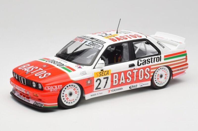 BMW M3 E30 #27 Bigazzi Team S. Soper / A. Hahne 4th Place 24 Hours of Spa 1990 Minichamps 1:18 155902027 Pressofusione