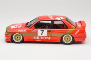 BMW M3 E30 #7 D. Quester 2nd Place Guia Race Macau 1987 Minichamps 1:18 155872007 Pressofusione — immagine 3 di 6