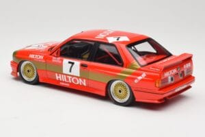 BMW M3 E30 #7 D. Quester 2nd Place Guia Race Macau 1987 Minichamps 1:18 155872007 Pressofusione — immagine 5 di 6