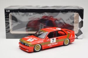 BMW M3 E30 #7 D. Quester 2nd Place Guia Race Macau 1987 Minichamps 1:18 155872007 Pressofusione — immagine 6 di 6