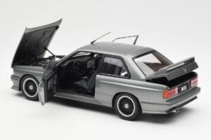 BMW M3 E30 Sport Evolution Cecotto Grigio AUTOart 1:18 70567 Pressofusione — immagine 5 di 8