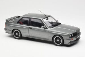 BMW M3 E30 Sport Evolution Cecotto Grigio AUTOart 1:18 70567 Pressofusione — immagine 6 di 8
