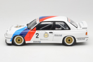 BMW M3 E30 Warsteiner #2 E. van de Poele DTM Champion 1987 Minichamps 1:18 80430396026-O1 Pressofusione — immagine 4 di 9