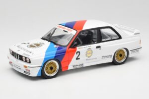 BMW M3 E30 #2 Warsteiner E. van de Poele DTM Champion 1987 Minichamps 1:18 80430396026-O Pressofusione