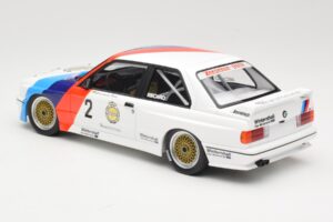 BMW M3 E30 Zackspeed #2 E. van de Poele Champion DTM 1987 Minichamps 1:18 155872002 Pressofusione — immagine 5 di 6