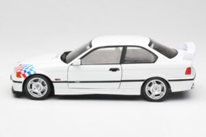 BMW M3 E36 Lightweight Bianco Solido 1:18 S1803903 Pressofusione — immagine 4 di 8