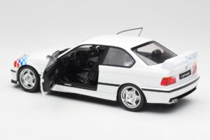BMW M3 E36 Lightweight Bianco Solido 1:18 S1803903 Pressofusione — immagine 5 di 8