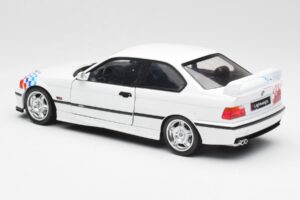 BMW M3 E36 Lightweight Bianco Solido 1:18 S1803903 Pressofusione — immagine 7 di 8