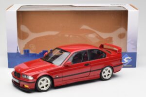 BMW M3 E36 Streetfighter Imola Rosso Solido 1:18 S1803911 Pressofusione — immagine 8 di 8