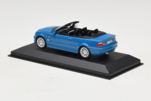 BMW M3 E46 Cabriolet Blu Minichamps 1:43 BMW015 Pressofusione — immagine 3 di 4