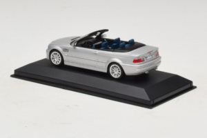BMW M3 E46 Cabriolet Argento Minichamps 1:43 80420024430-R1 Pressofusione — immagine 3 di 5