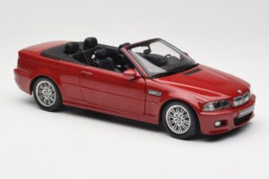 BMW M3 E46 Cabriolet Rosso Kyosho 1:18 08505R Pressofusione — immagine 6 di 8