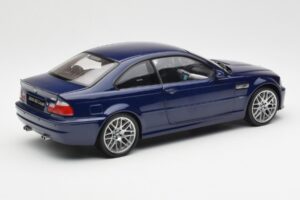 BMW M3 E46 Blu Kyosho 1:18 08503BL Pressofusione — immagine 3 di 8