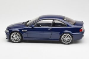 BMW M3 E46 Blu Kyosho 1:18 08503BL Pressofusione — immagine 4 di 8