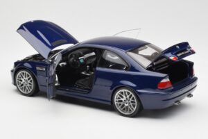 BMW M3 E46 Blu Kyosho 1:18 08503BL Pressofusione — immagine 5 di 8