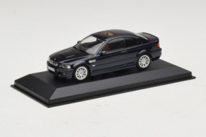BMW M3 E46 Blu Scuro Minichamps 1:43 80420009763-R1 Pressofusione — immagine 2 di 4