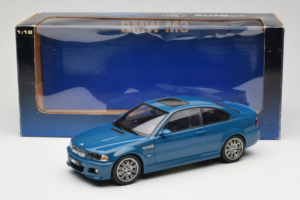 BMW M3 E46 Laguna Seca Blue AUTOart 1:18 70544 Pressofusione — immagine 8 di 8