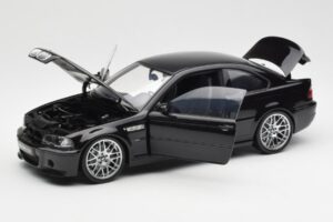 BMW M3 E46 CSL Nero Kyosho 1:18 80430302736 Pressofusione — immagine 2 di 8