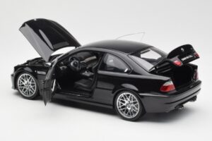 BMW M3 E46 CSL Nero Kyosho 1:18 80430302736 Pressofusione — immagine 5 di 8