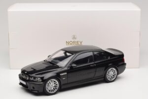 BMW M3 E46 CSL Sapphire Black Norev 1:18 183017 Pressofusione — immagine 8 di 8