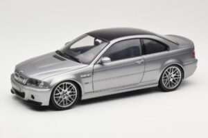 BMW M3 E46 CSL Argento Kyosho 1:18 08506S Pressofusione