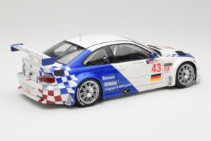 BMW M3 E46 GTR #24 D. Muller / J. Muller / H.-J. Stuck ALMS 2001 Minichamps 1:18 80430139184 Pressofusione — immagine 3 di 8