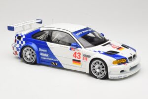 BMW M3 E46 GTR #24 D. Muller / J. Muller / H.-J. Stuck ALMS 2001 Minichamps 1:18 80430139184 Pressofusione — immagine 6 di 8