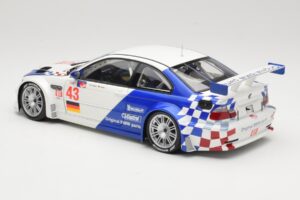 BMW M3 E46 GTR #24 D. Muller / J. Muller / H.-J. Stuck ALMS 2001 Minichamps 1:18 80430139184 Pressofusione — immagine 7 di 8