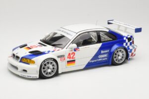 BMW M3 E46 GTR #42 J. Muller / J.J. Lehto ALMS 2001 Minichamps 1:18 80430139183 Pressofusione