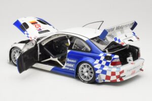 BMW M3 E46 GTR #42 J. Muller / J.J. Lehto ALMS 2001 Minichamps 1:18 80430139183 Pressofusione — immagine 5 di 8