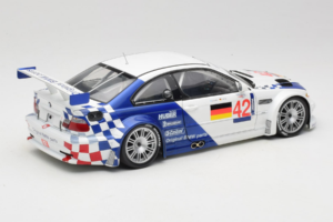 BMW M3 E46 GTR #42 J. Muller / J-J. Lehto ALMS 2001 Minichamps 1:18 80430139183-R1 Pressofusione — immagine 3 di 8
