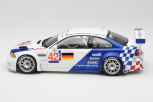 BMW M3 E46 GTR #42 J. Muller / J-J. Lehto ALMS 2001 Minichamps 1:18 80430139183-R1 Pressofusione — immagine 4 di 8