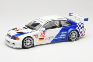 BMW M3 E46 GTR #42 J. Lehto / P. Ekblom ALMS 2001 Minichamps 1:18 100012142 Pressofusione