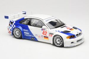 BMW M3 E46 GTR #42 J. Lehto / P. Ekblom ALMS 2001 Minichamps 1:18 100012142 Pressofusione — immagine 6 di 8