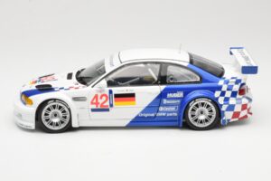 BMW M3 E46 GTR #42 J. Lehto / J. Muller ELMS 2001 Minichamps 1:18 100012192 Pressofusione — immagine 4 di 8